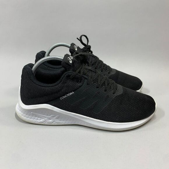 Asics COMUTORA Running Shoes Women's Size 8.5 Black Athletic Running Training - Picture 1 of 11
